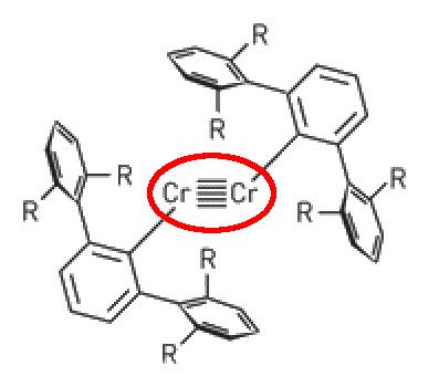 quintuple bonded Cr structure